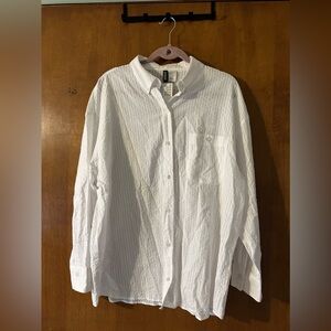H&M Divided Cotton Button Down Shirt